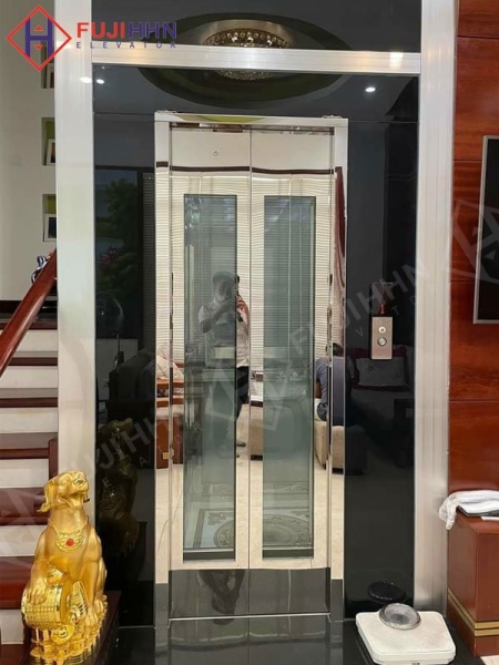 Thang máy gia đình vách kính - Thang Máy FUJI HHN - Công Ty TNHH Xuất Nhập Khẩu Thang Máy Fuji Hhn Việt Nam